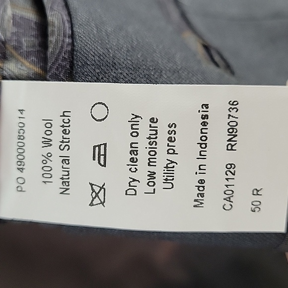 Lauren Ralph Lauren Gray Wool Sport Coat 2 button Men's 50R - Picture 5 of 11